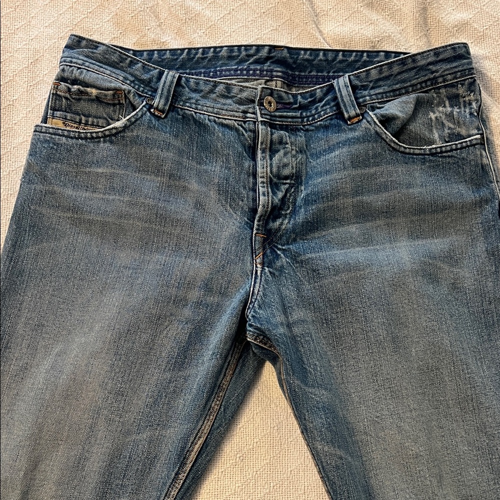 Diesel Faded Indigo Jeans Size 34